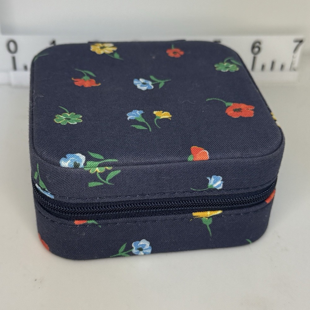 Kate Spade Floral Zippable Jewelry Box Travel Case
